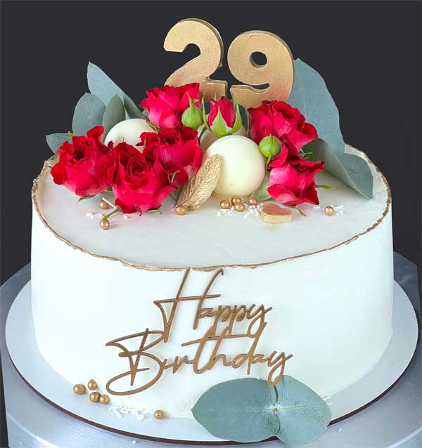 торт для жінки з квітами Чернівці